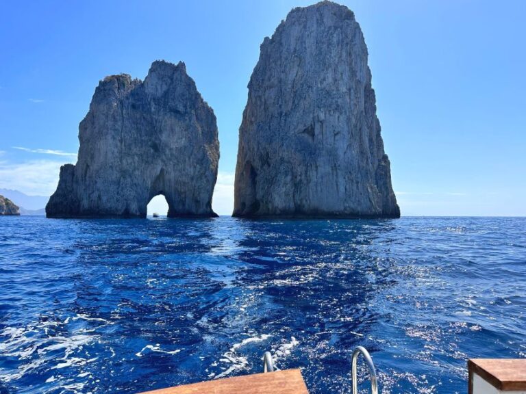 Capri Private Boat Tour by Speedboat From Positano/Praiano