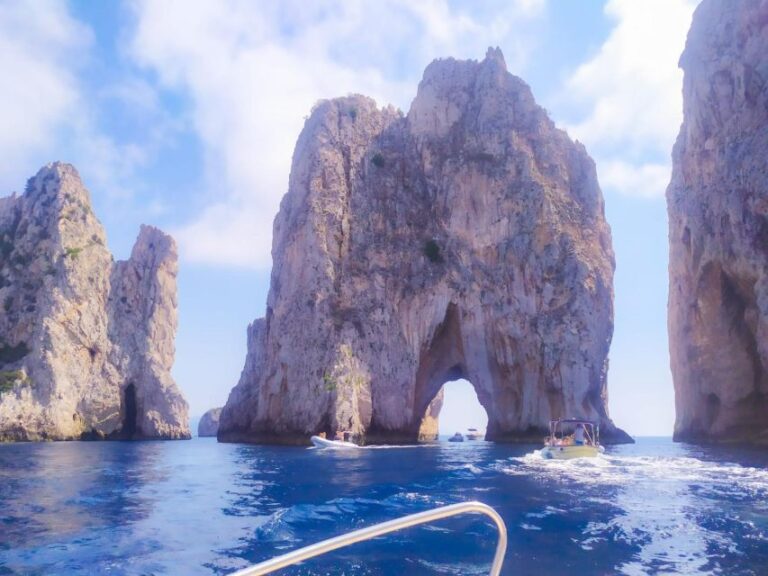 Capri Private Day Tour With Private Island Boat From Rome