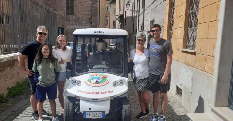 Exclusive Tour of Rome in Golf Cart for Cruisers