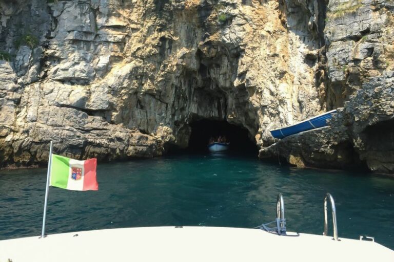 From Amalfi: Amalfi Coast 6-Hour Private Grottoes Boat Trip