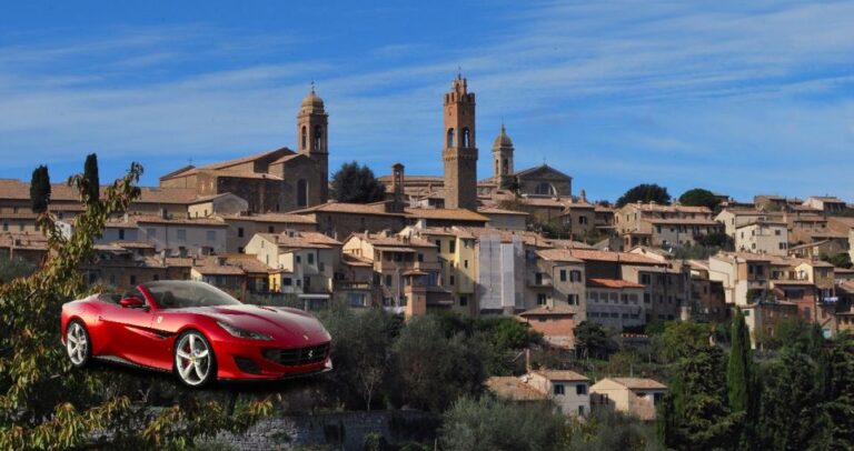 Tour of Brunello/Montalcino in Ferrari