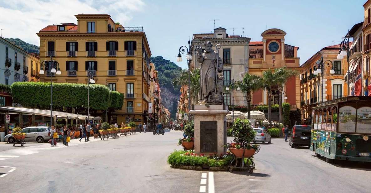 Pompeii and Sorrento Wheelchair Accessible Private Tour - Picturesque Coastal Town of Sorrento