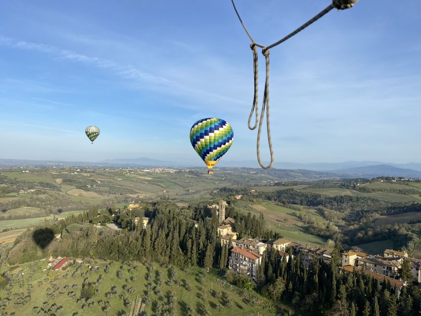 Private Hot Air Balloon, Pienza, Montalcino, Val Dorcia - Inclusions and Restrictions