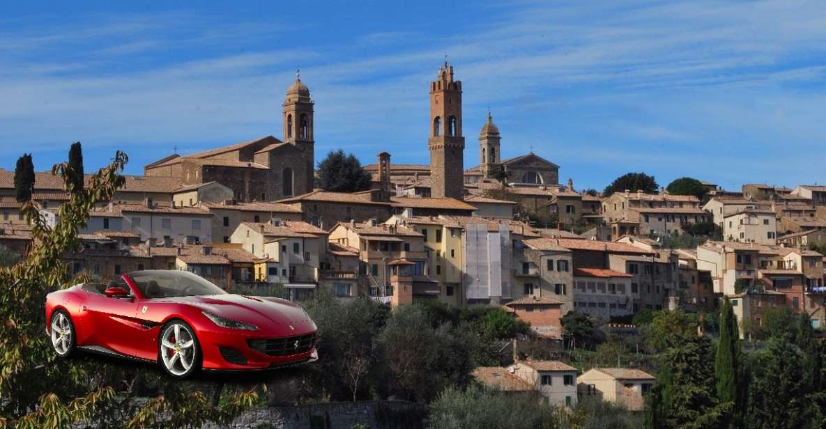 Tour of Brunello/Montalcino in Ferrari - Conquer Montalcinos Roads in a Ferrari