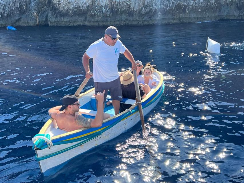 All Inclusive Blue Grotto Visit and Capri Private Boat Tour - Inclusions and Logistics