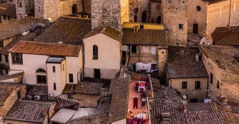 3-Hour Private Dinner in a Medieval Tower in San Gimignano