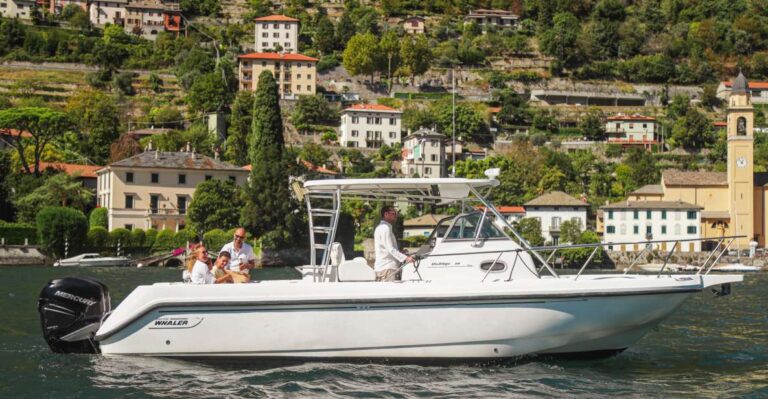 4 Hours Private Boat Tour on Lake of Como