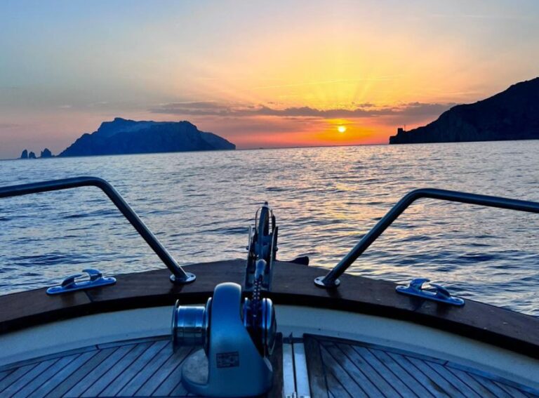 From Capri: Capri & Amalfi Coast Private Boat Tour