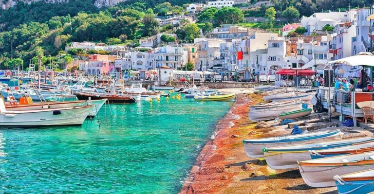 Full Day Private Boat Tour of Capri Departing From Praiano