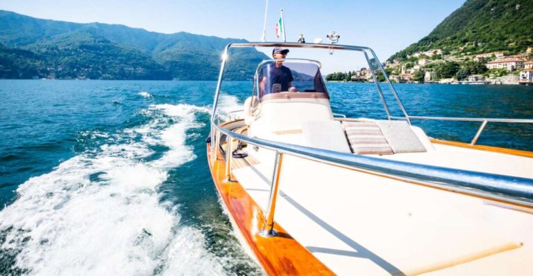 Lake Como: Bellagio SpeedBoat Grand Tour