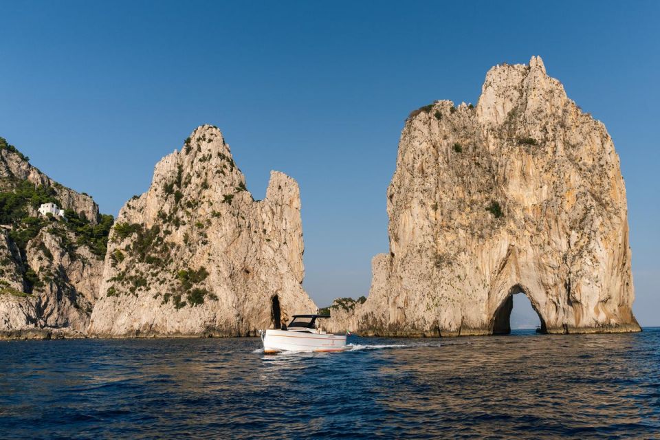 Sorrento: Private Tour to Capri on a  Gozzo Boat - Exploring Capris Coastline