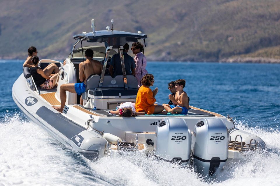 Private Boat Tour Taormina Isola Bella Giardini Naxos 8 Hour - Snorkeling Opportunities